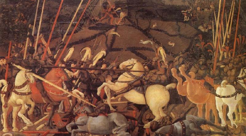 UCCELLO, Paolo The Battle of San Romano Norge oil painting art